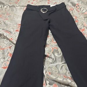 Sophisticated Black Flare Pants